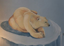 Wall Art by Allyson, Polar Bear, artic mural, mural,hand painted mural,wall art